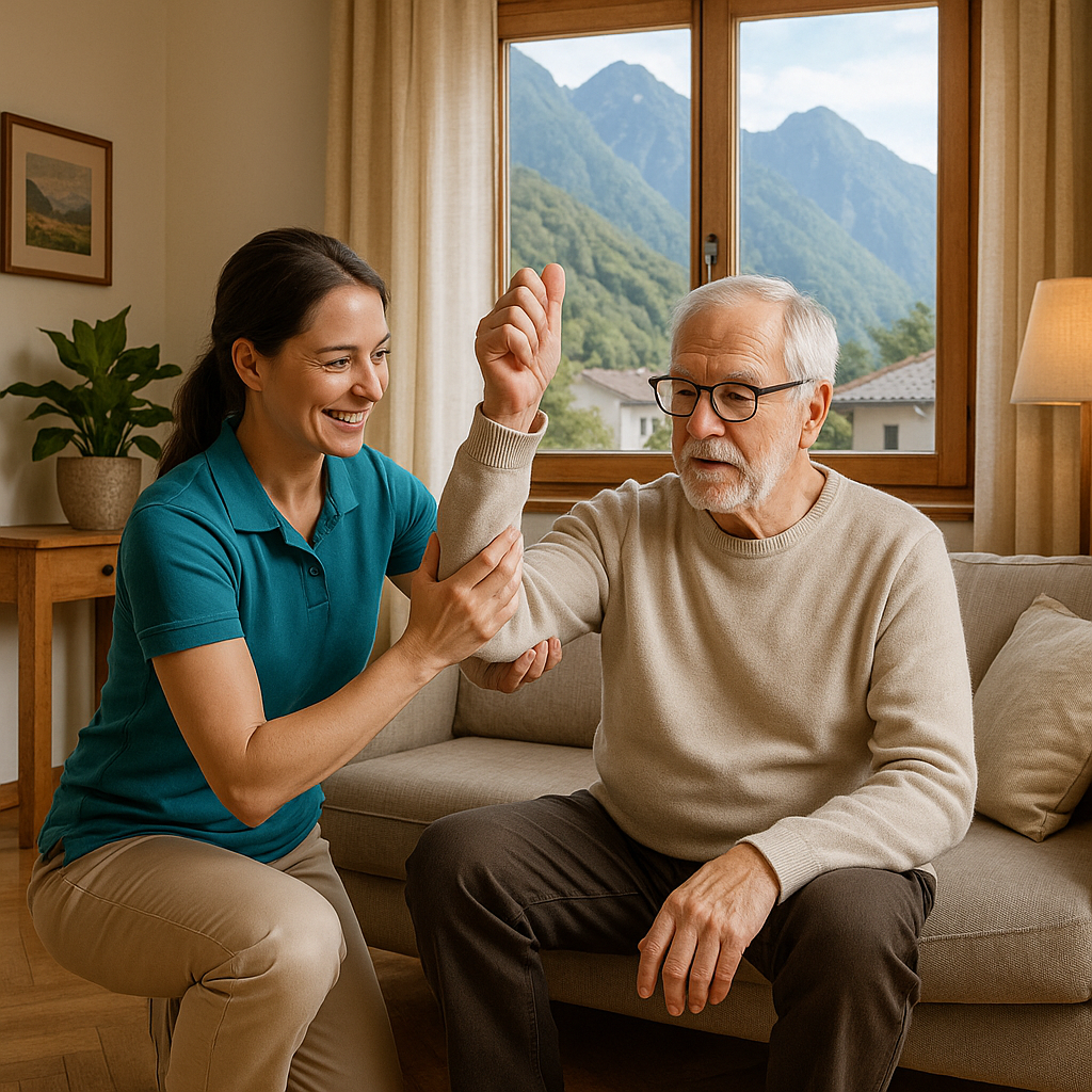 Ergoterapia a domicilio a Biasca – riabilitazione e sostegno per la vita quotidiana